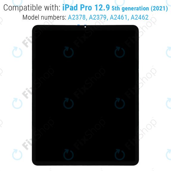 LCD Display for iPad Pro 12.9" (5th Gen 2021, 6th Gen 2022), Touch Screen and IC Board without Frame, Refurbished