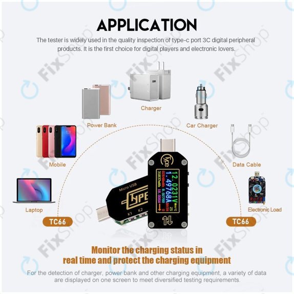 Joy-it JT-TC66C - USB Multimeter (USB-C)