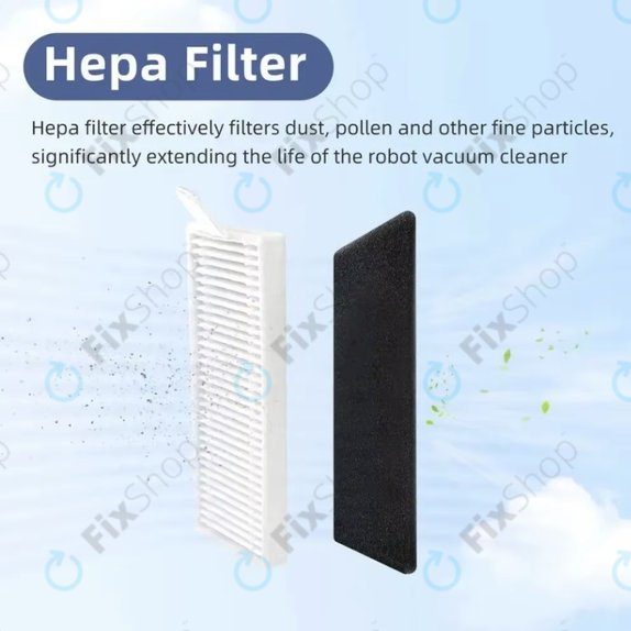 HEPA Filter, 2pcs for Rowenta X-plorer S65, S65+, S70, S70+, S75s, S75s+