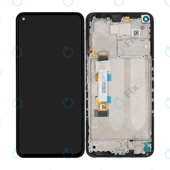Xiaomi Redmi Note 9T 5G - LCD Display + Touch Screen + Frame (Nightfall Black) - 5600030J2200 Genuine Service Pack