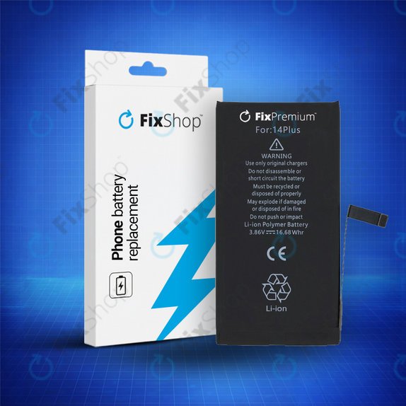 Battery for iPhone 14 Plus, 4325mAh, DIAGNOSTIC