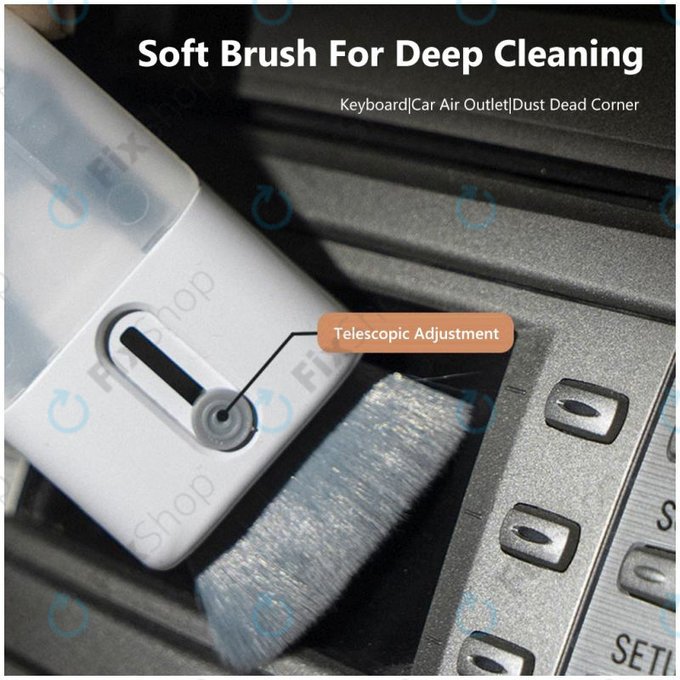 Multifunctional Brush Kit with Cloth & Key Puller 6in1