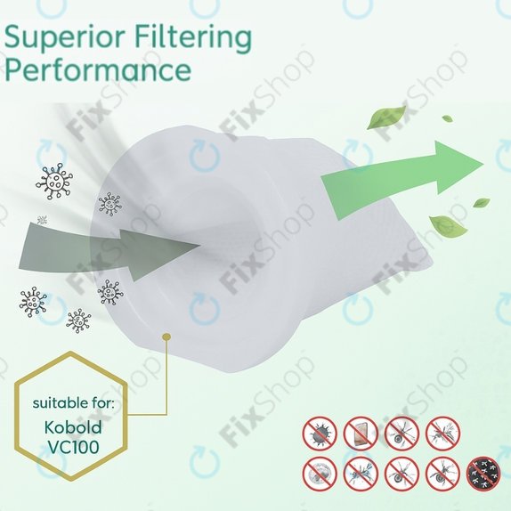 Vorwerk Kobold VC100 - Dust Filter
