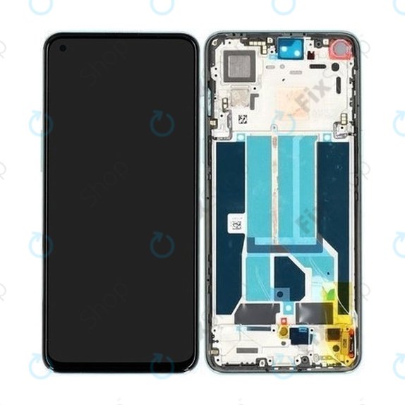 OnePlus Nord 2 5G - LCD Display + Touch Lens + Frame (Gray Sierra) - 2011100360 Genuine Service Pack