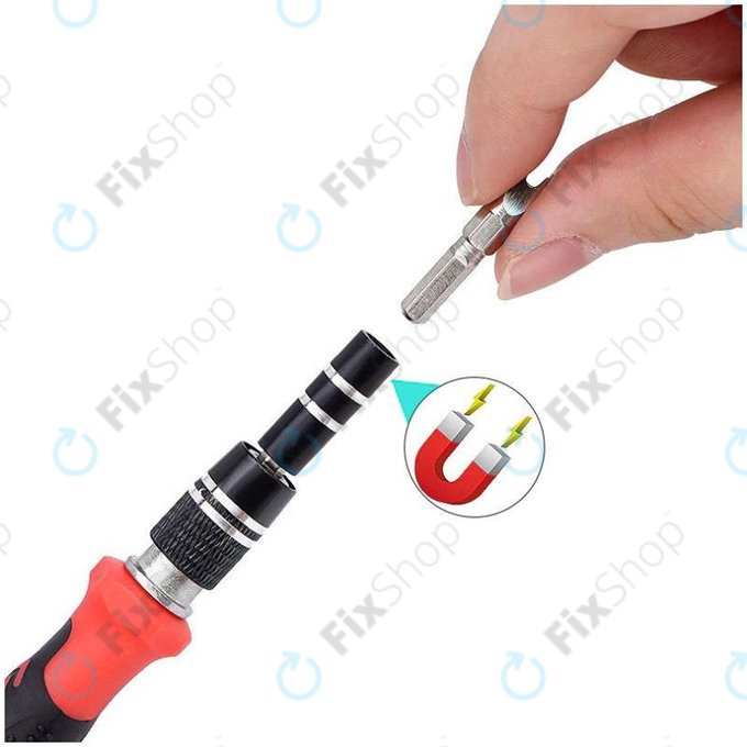 Kingsdun - Professional Screwdriver Set for iPhone 117in1 (Red Edition)