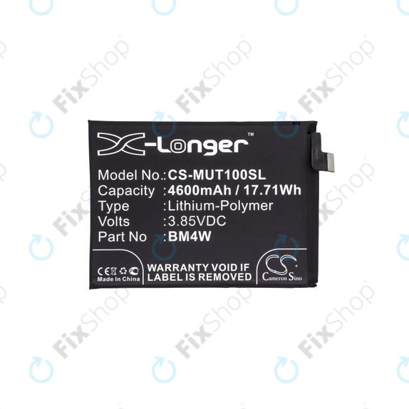 Xiaomi Mi 10T Lite 5G, Redmi Note 9 Pro 5G - Battery BM4W 4600mAh HQ