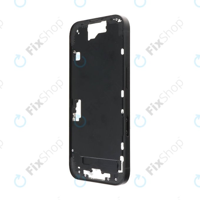 Apple iPhone 16 - Middle Frame + Power + Volume Buttons (Black)