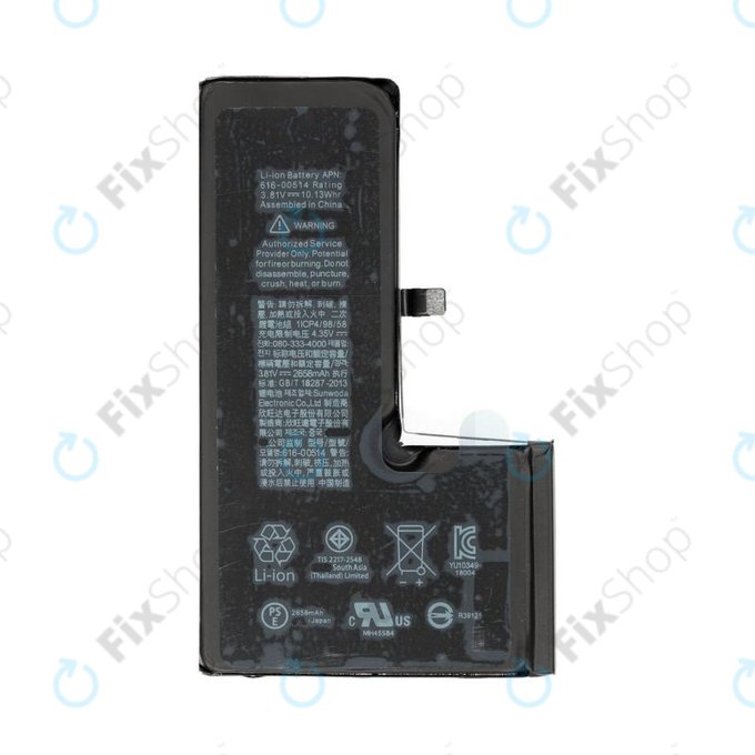 Battery for iPhone XS, 2658mAh
