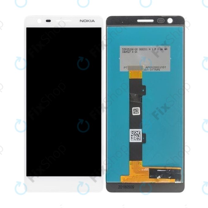 Nokia 3.1 - LCD Display + Touch Screen (White) TFT