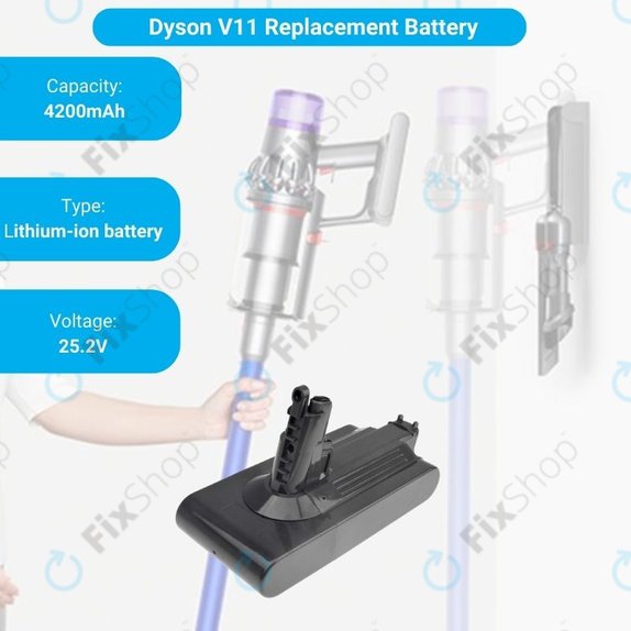 Dyson V11 - Battery 299820, SV14, 970145-02 Li-Ion 25.2V 4200mAh HQ