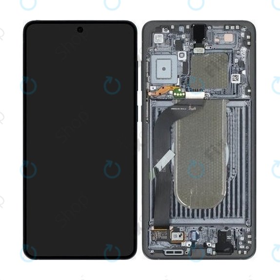 Samsung Galaxy S25 Edge - LCD Display + Touch Screen + Frame (Titanium Jetblack) - GH82-37224C Genuine Service Pack