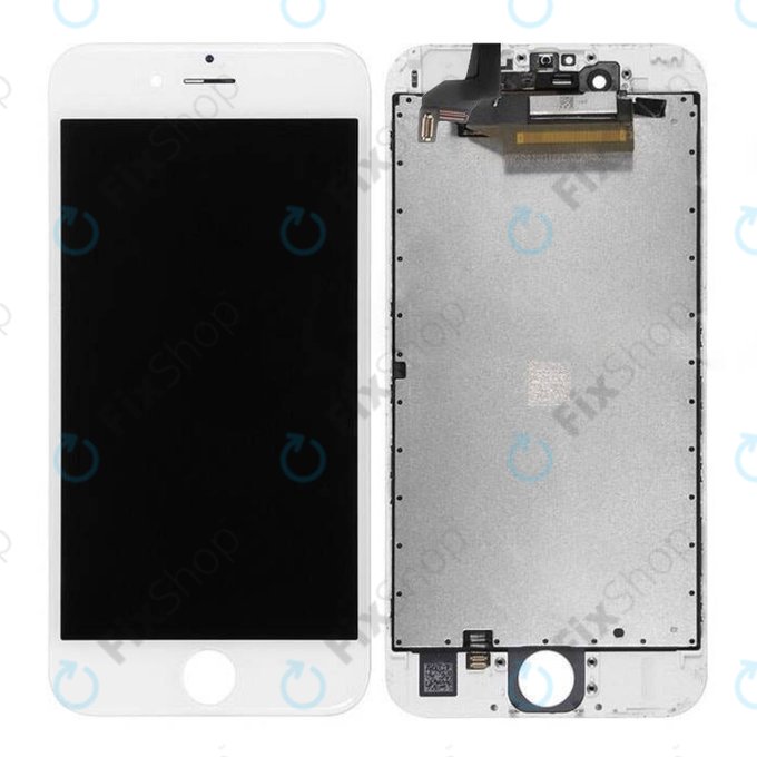 Display for iPhone 6S, White, Touch Screen with Frame