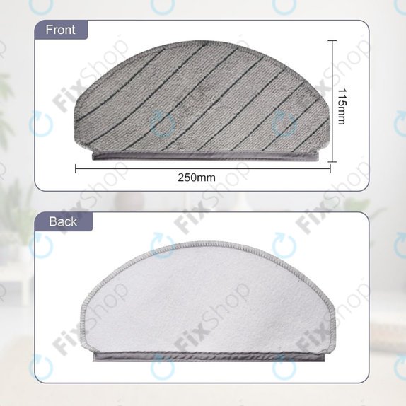 Mop Cloth, 2pcs for Ecovacs Deebot N20, N20 Plus, N20 Pro Plus