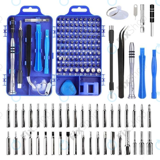 Kingsdun - Screwdriver & Bit Precision Set for Cell Phone, PC & Electronic Repair 115in1