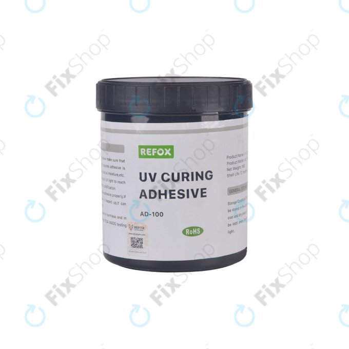 Refox AD-100 - UV Curing Waterproof Adhesive (1kg)
