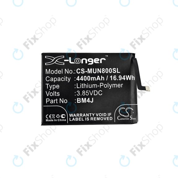 Battery for Xiaomi Redmi Note 8 Pro, 4400mAh, Li-Pol, 3.85 V, BM4J, HQ