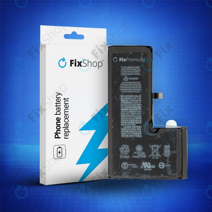 Battery for iPhone XS, 2658mAh, FixPremium