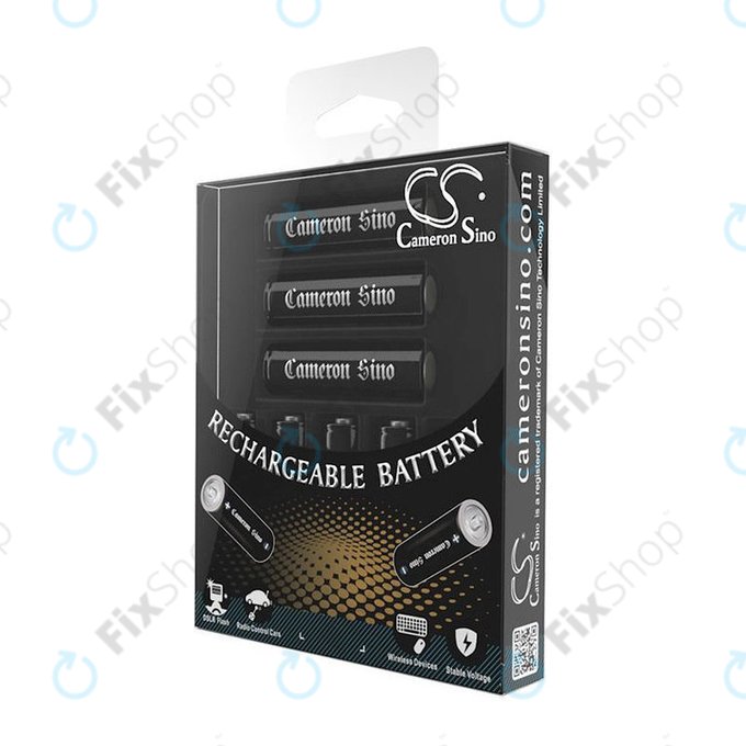Rechargeable Battery, CameronSino AA, 8pcs, 2200mAh, Ni-MH, 1.2V, –, HQ
