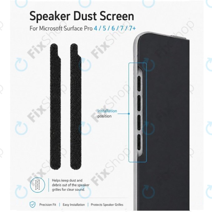 Speaker Anti-Dust Mesh for Microsoft Surface Pro 4/5/6/7/7+
