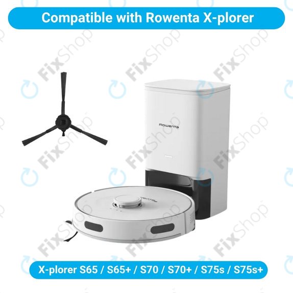 Side Brush, 2pcs for Rowenta X-plorer S65, S65+, S70, S70+, S75s, S75s+
