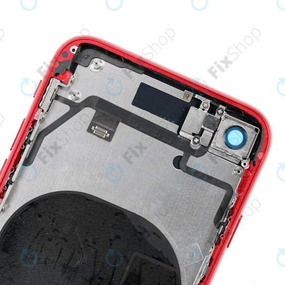 Apple iPhone 8 - Rear Housing with Small Parts (Red)