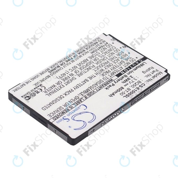 Battery for Motorola Wilder, 800mAh, Li-Ion, 3.7V, BQ50, HQ