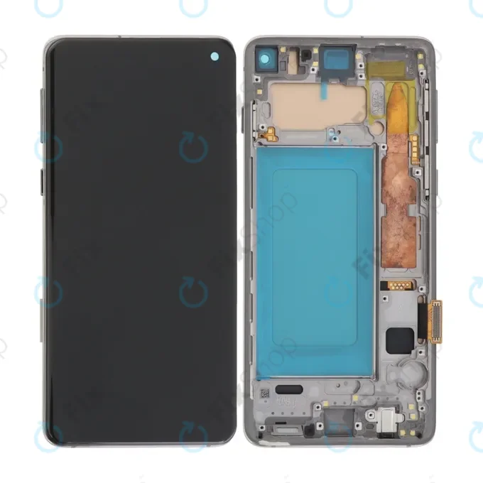 Samsung Galaxy S10 G973F - LCD Display + Touch Screen + Frame (Prism Black) TFT