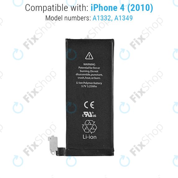 Battery for iPhone 4, 1420mAh