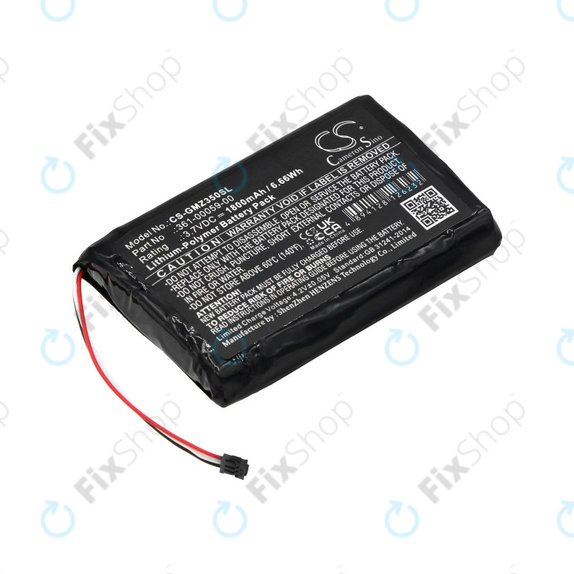 Battery for Garmin Zumo 340LM, 350LM, 390LM, 1800mAh, Li-Pol, 3.7V, 361-00059-00, HQ