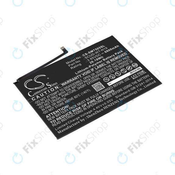 Battery for Samsung Galaxy Tab A7, 6800mAh, Li-Pol, 3.85V, SCUD-WT-N19, HQ