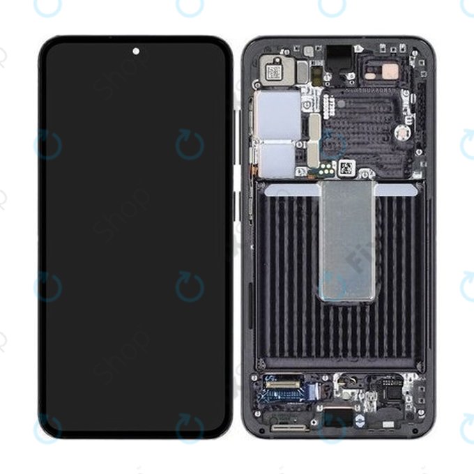 Samsung Galaxy S23 S911B - LCD Display + Touch Screen + Frame (Phantom Black) OLED