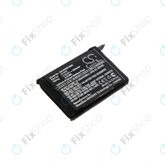Battery for Apple Watch 1 42 mm, 240mAh, Li-Pol, 3.8 V, A1579, HQ