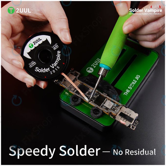 Desoldering Wick, Solder Vampire, 2UUL DW16, Separate Pack, 10 rolls/Box