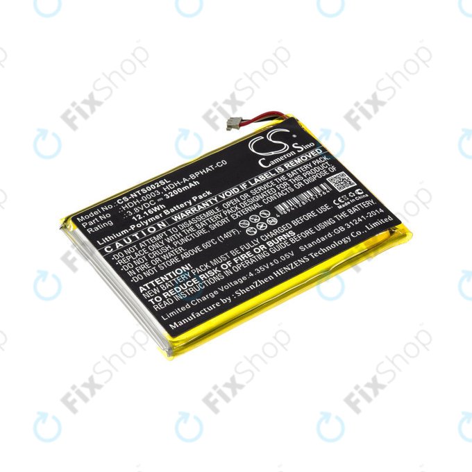 Battery for Nintendo Switch Lite, 3200mAh, Li-Pol, 3.8 V, HDH-A-BPHAT-C0, HQ