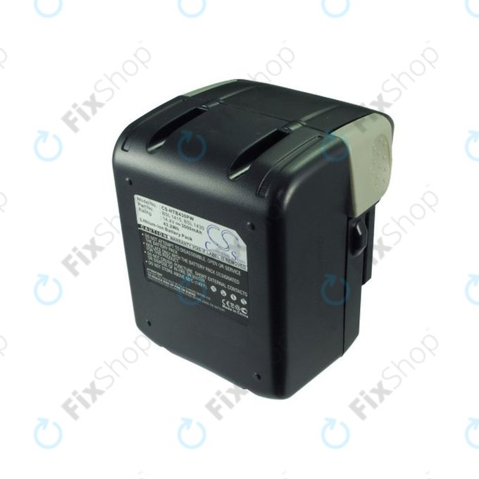 Battery for Hitachi C 14dsl, Dv 14dbl, Wh 14dbl, 3000mAh, Li-Ion, 14.4V, BSL 1415, BSL 1430, HQ