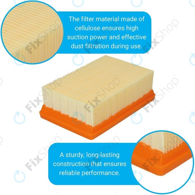 Kärcher WD-series, MV-series, KWD-series - Flat Filter