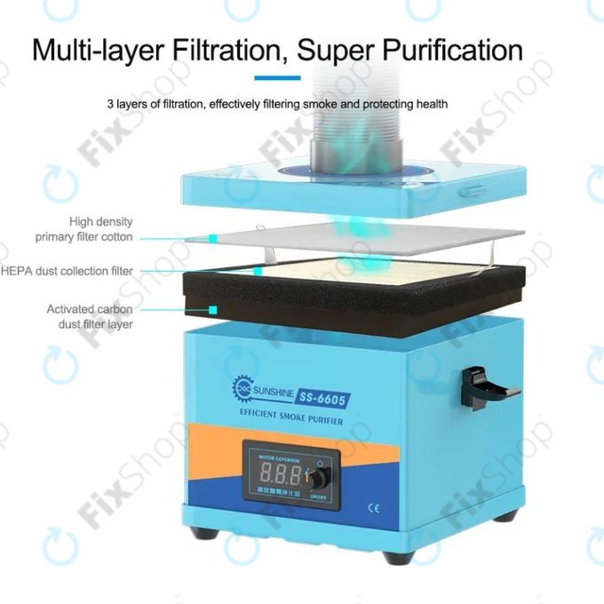 Sunshine SS-6605 - Powerful Smoke Purifier