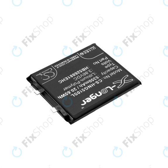Battery for Honor Magic 5 Pro, 5350mAh, Li-Pol, 3.86V, HB526881EHC, HQ