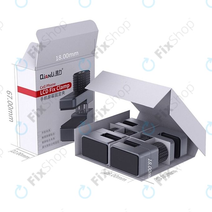 QianLi iClamp - Aluminium Clamp with Rubber Filling - Range 11mm (4pcs)