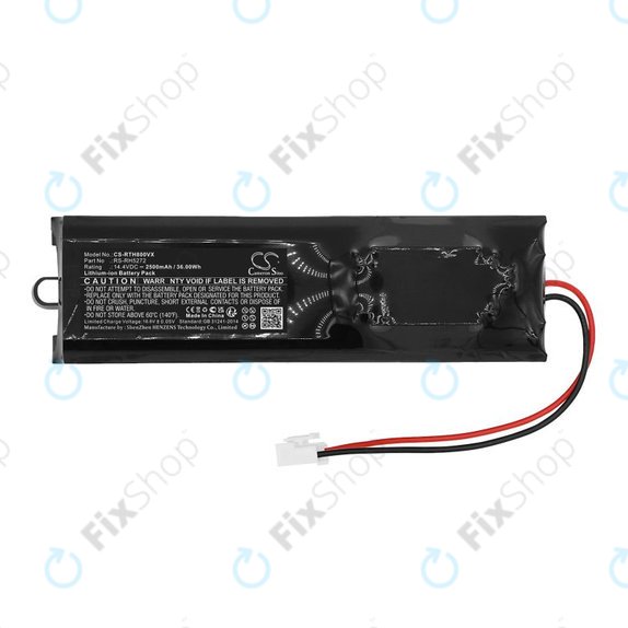 Battery for Rowenta Air Force Extreme, 2500mAh, Li-Ion, 14.4V, RS-RH5272, HQ