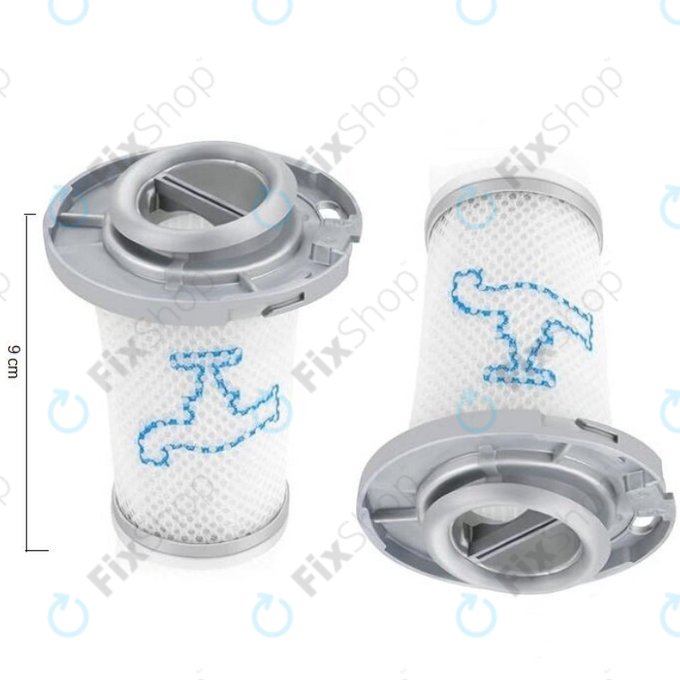 Dust Filter ZR009006, 2pcs for Rowenta X-Force, X-Pert, X-Combo