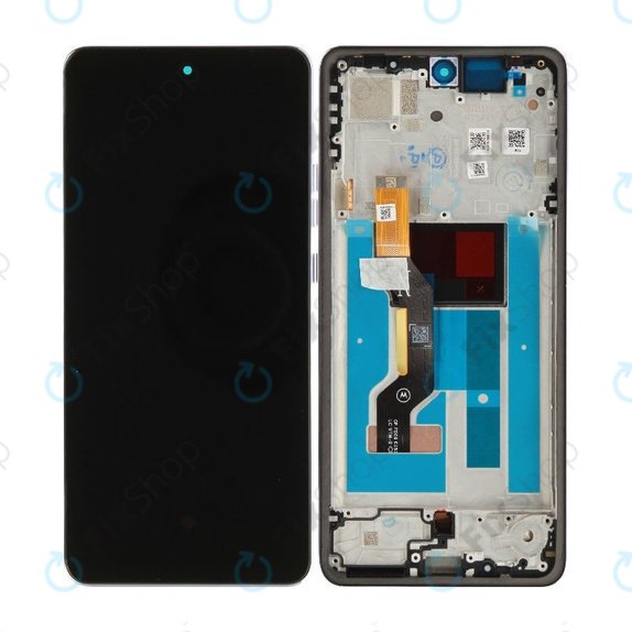 Display for Motorola Moto G86 5G, Touch Screen with Frame, Cosmic Sky, 5D68C30475, Genuine Service Pack