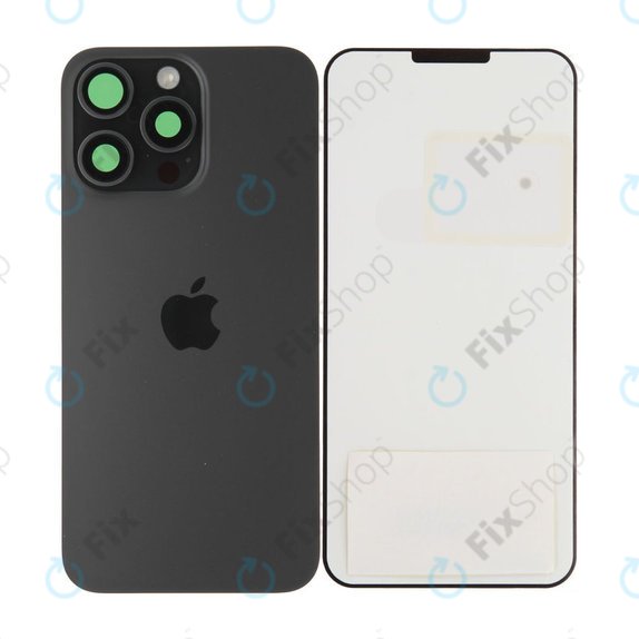 Rear Housing Glass for iPhone 15 Pro Max | Black Titanium | 661-36907 | Genuine Apple