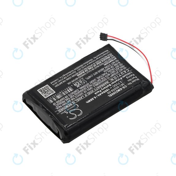 Battery for Garmin Zumo 340LM, 350LM, 390LM, 1800mAh, Li-Pol, 3.7V, 361-00059-00, HQ