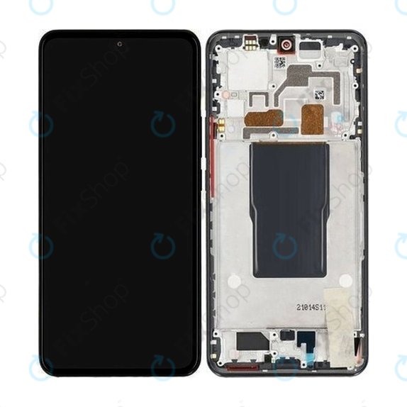 Xiaomi 12T Pro 22081212UG - LCD Display + Touch Screen + Frame (Black) - 560003L12U00 Genuine Service Pack