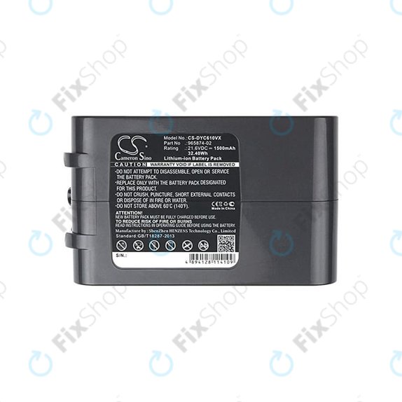 Dyson DC-series, V6 - Battery 965874-02 Li-Ion 21.6V 1500mAh HQ