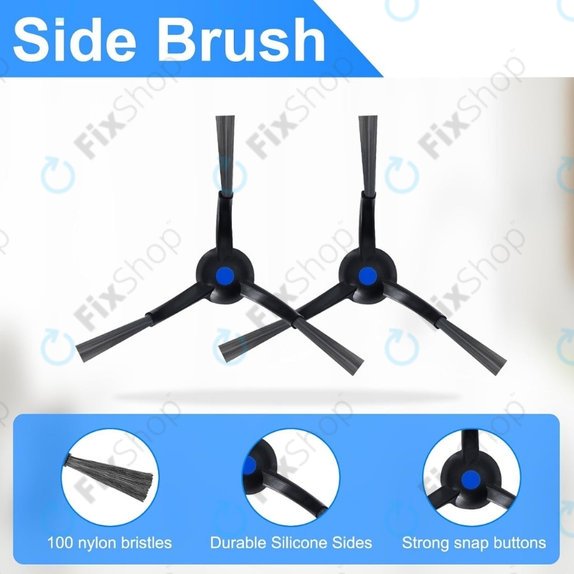Side Brush, 2pcs for Ecovacs X8 Pro Omni, X8 Omni, T80 Omni