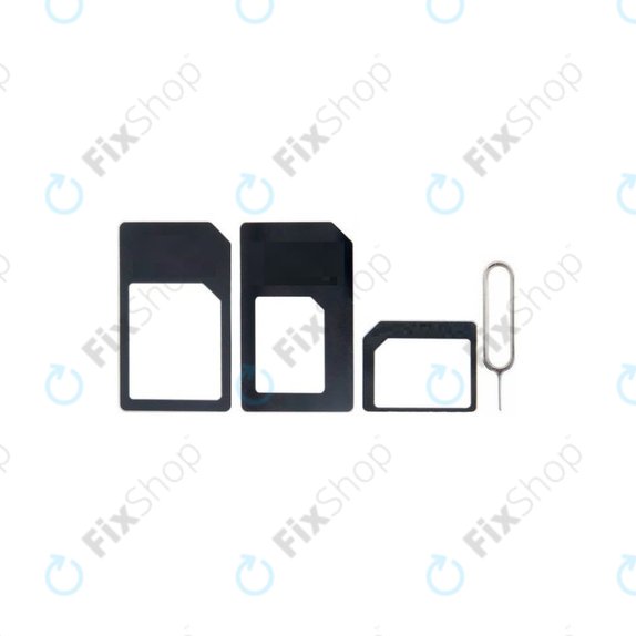 SIM Adapter 3in1 (NanoSIM, MicroSIM, MiniSIM) + SIM Socket Opener