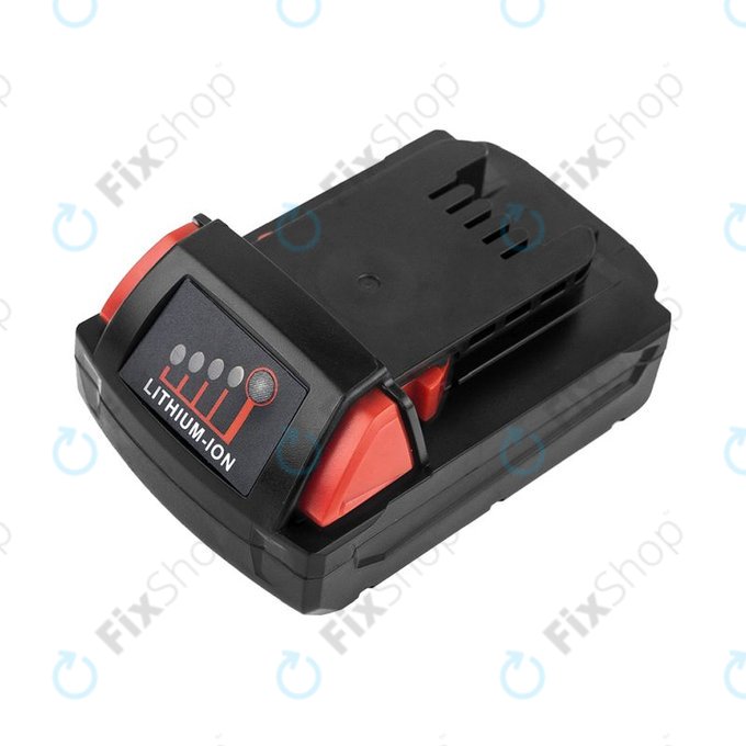 Battery for Milwaukee, Atlas Copco, Berner, 2000mAh, Li-Ion, 18V, M18, HQ