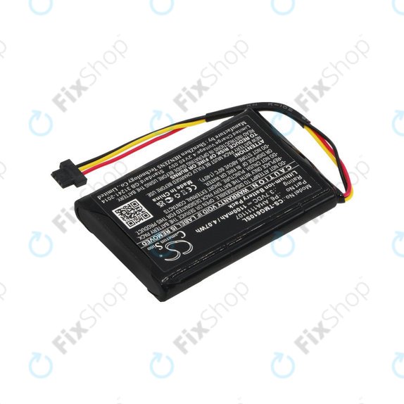 Battery for TomTom Go 610, 1100mAh, Li-Ion, 3.7V, LAHA1111107, HQ